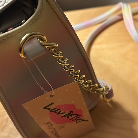 NWT Luv BETSEY JOHNSON Purse Crossbody Satchel Bag Addy Pastel LBADDY - Picture 10 of 16
